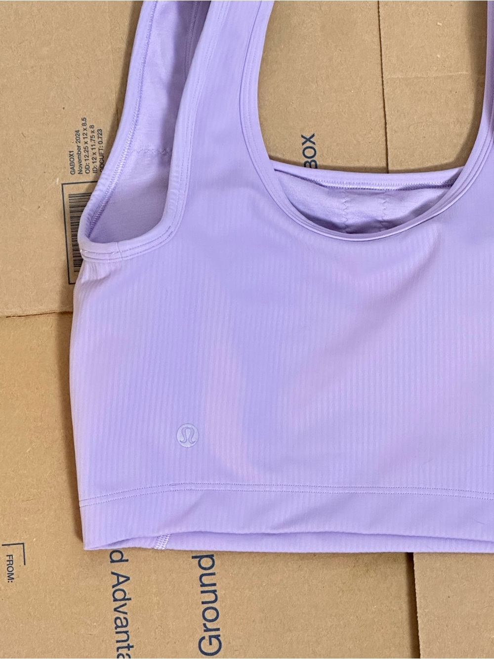 Lululemon sports bra in a light purple or lilac shade 4 Medium support Sporty - Picture 4 of 7